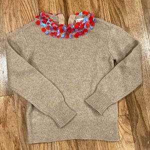 Crewcuts Sparkle Neck Sweater